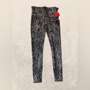 Faux Leather Snakeskin Shine Leggings